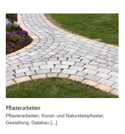 Pflasterarbeiten Natursteinpflaster Gartengestaltung für 74226 Nordheim